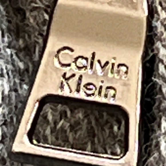 Calvin Klein Gray 1/4 Zip Sweater - Picture 7 of 7